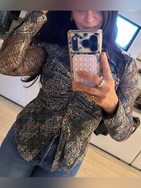 Ramy Brook Plaid Hamilton Blouse